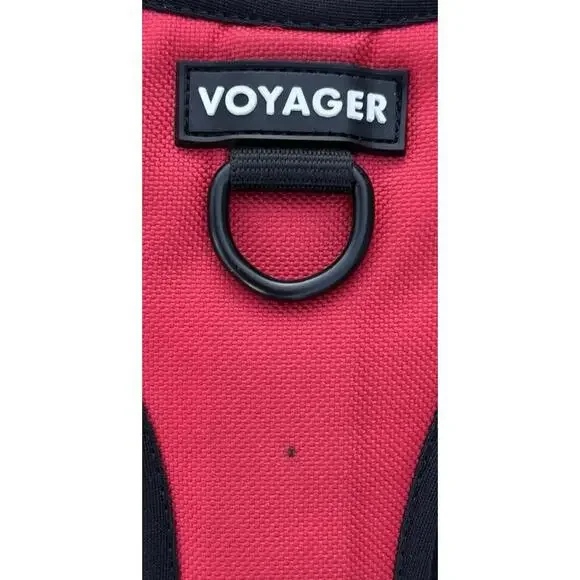 Voyager Dog Harness Medium Dual Attachment Adjustable Red Top Handle NWT - Picture 3 of 5